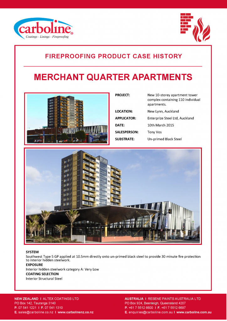 Merchant Quarter Apartments CASE HIST - Mar 2015