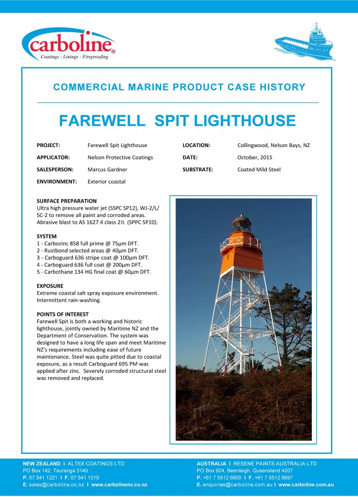 Commercial Marine, Farewell Spit Lighthouse, New Zealand